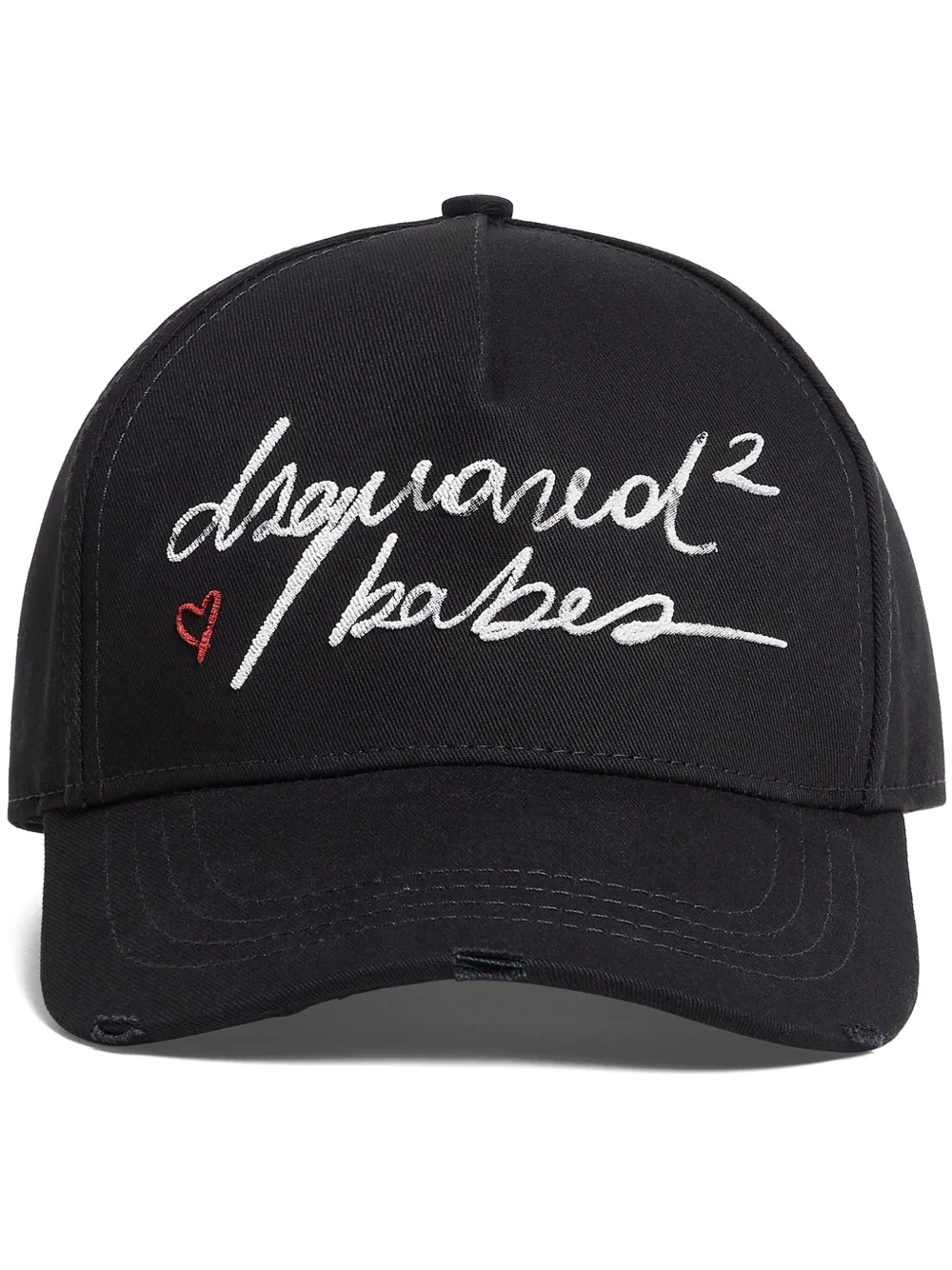 DSQUARED2 logo-embroidered baseball cap | Black | Image 1
