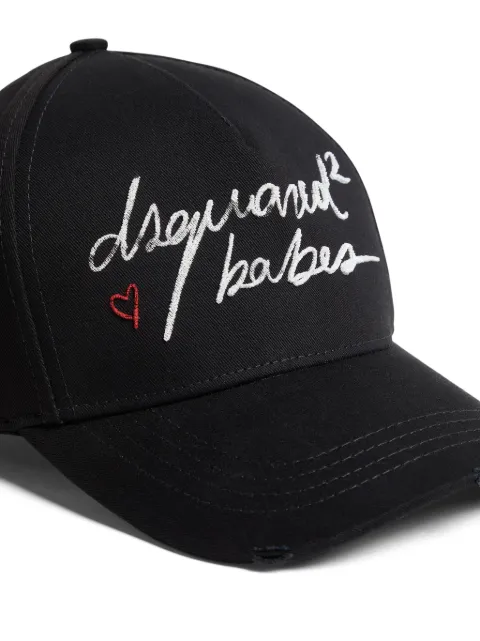 DSQUARED2 logo-embroidered baseball cap BCW016505C00001 - 2