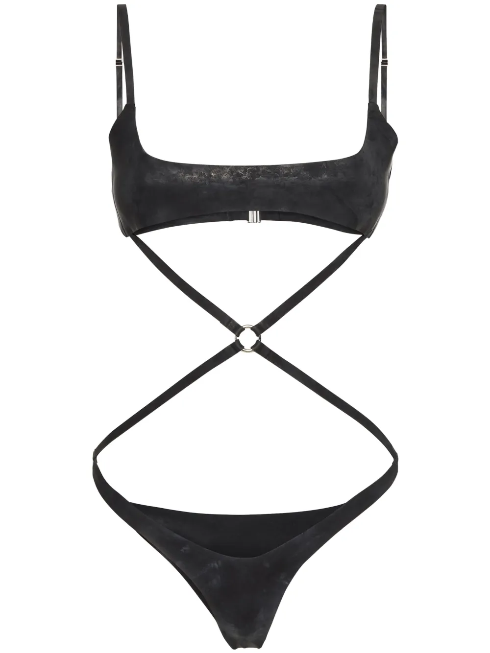 Dsquared2 Harness Bodysuit In Black