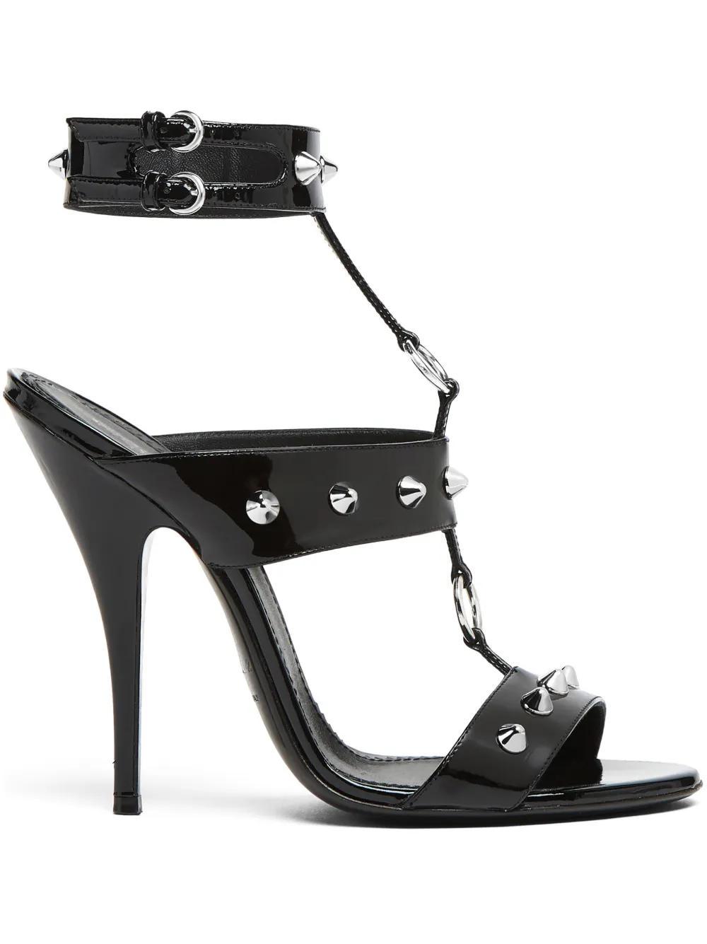 DSQUARED2 spike-stud sandals Black