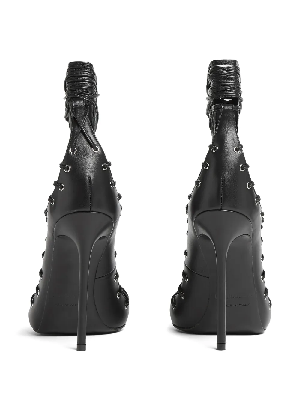 DSQUARED2 leather sandals Black