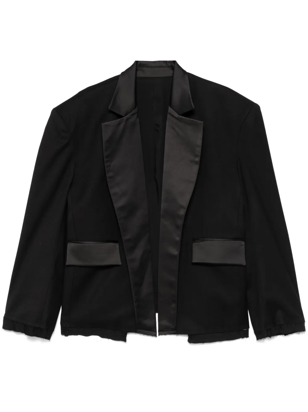 Atu Body Couture x Rue Ra gerafelde blazer Zwart