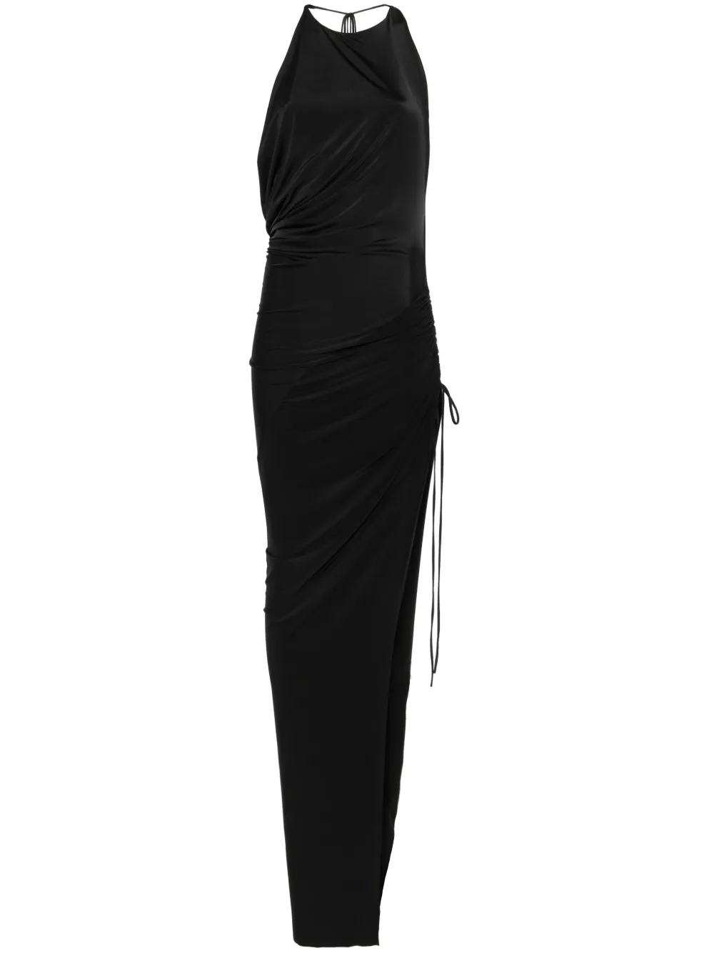 Atu Body Couture x Rue Ra asymmetrische maxi-dress Zwart