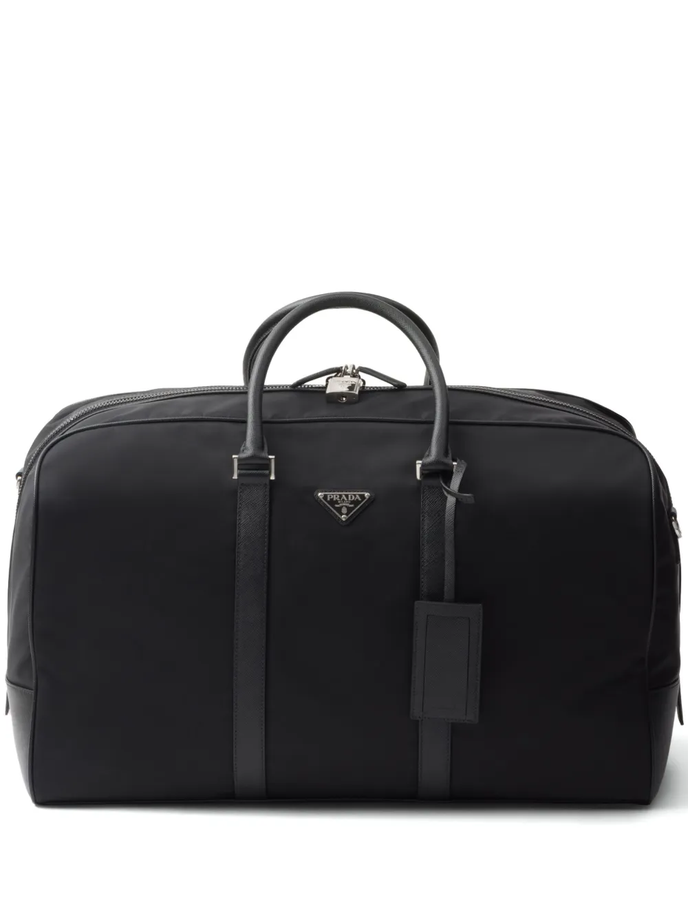 Prada Re-Nylon and Saffiano leather duffle bag | Black | Image 1