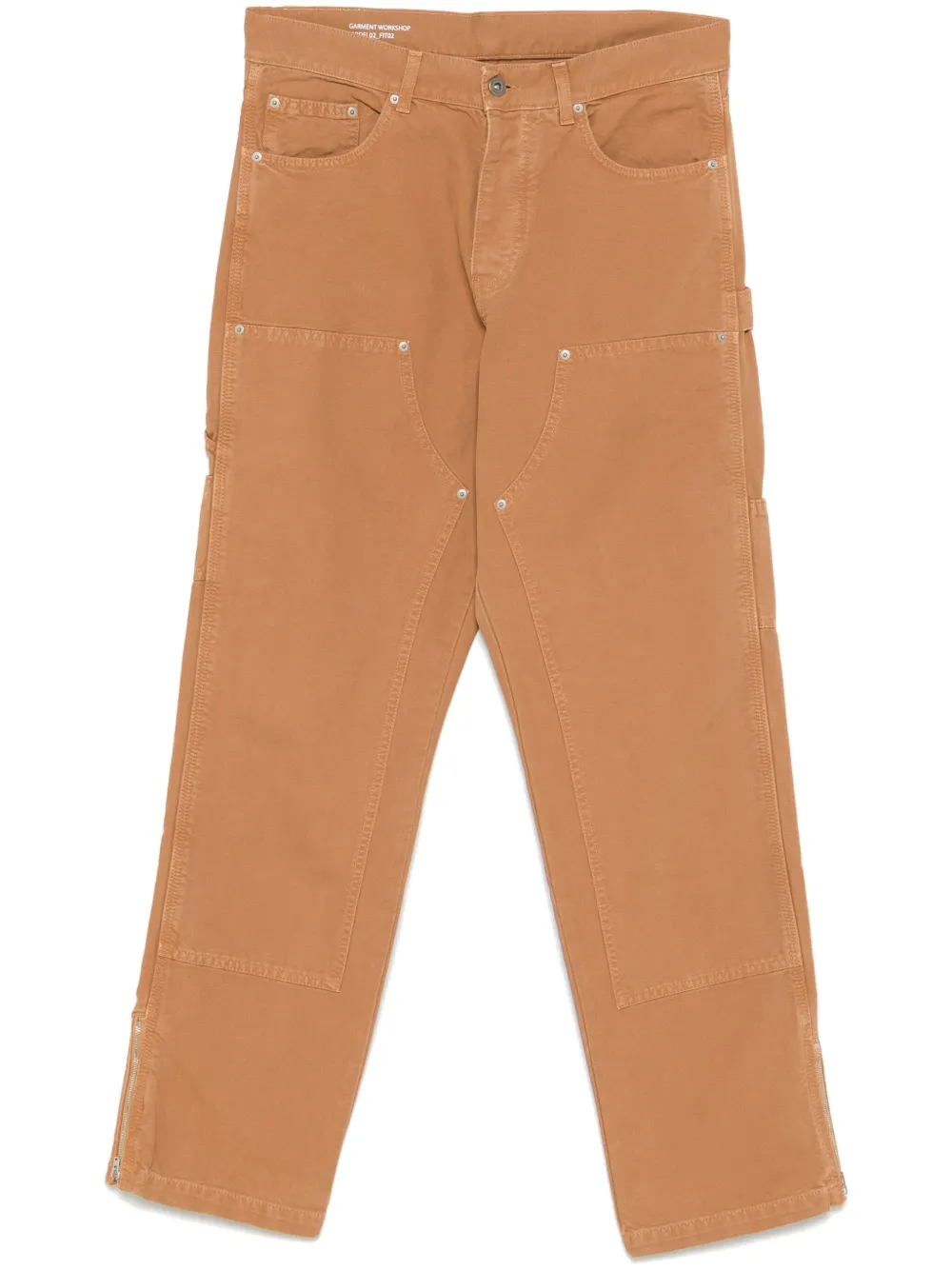 Garment workshop  Double Knee trousers | Brown | Image 1