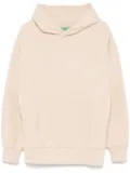 Garment workshop double layer embroidered logo hoodie - Neutrals