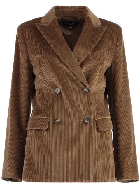 Weekend Max Mara double-breasted velvet blazer