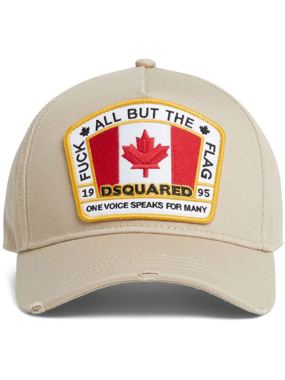DSQUARED2 casquette à patch logo | tons neutres | Image 1