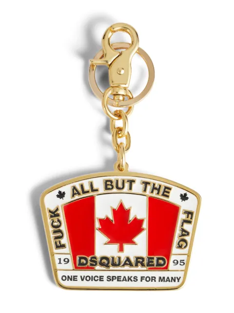DSQUARED2 logo-pendant keychain