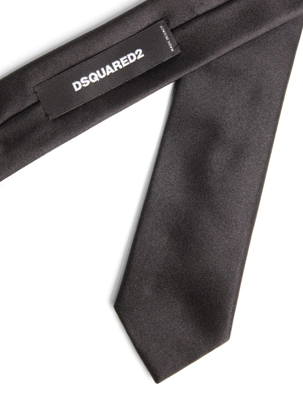 DSQUARED2 Leren stropdas - Zwart