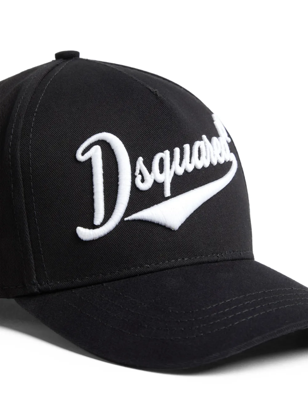 DSQUARED2 Pet met geborduurd logo Zwart