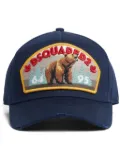 DSQUARED2 logo patch baseball cap - Blue