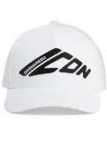 DSQUARED2 logo applique baseball cap - White