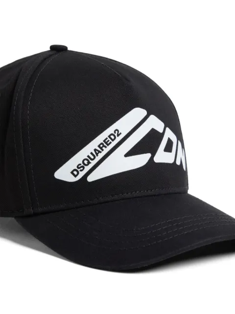 DSQUARED2 logo print baseball cap BCM088805C00001 - 2