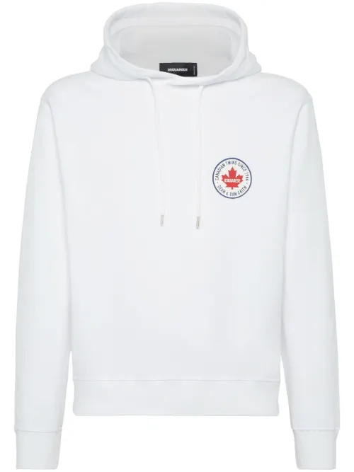 DSQUARED2 hoodie en coton - Blanc - DSQUARED2 - Modalova