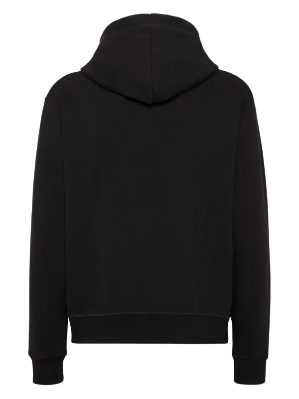 DSQUARED2 Cotton Hoodie | Black | FARFETCH PL