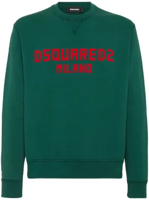スウェット・トレーナー Dsquared2 Washed Green Sweatshirt With Logo S74GU0869D25015640M.jpg?sw=476