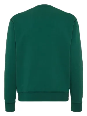 スウェット・トレーナー Dsquared2 Washed Green Sweatshirt With Logo Dsquared2 Logo Cool Fit Cotton Crew Sweatshirt In Green