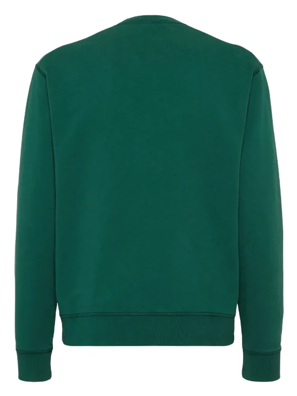 DSQUARED2 Sweatshirt Mit Logo-Print Grün FARFETCH AT