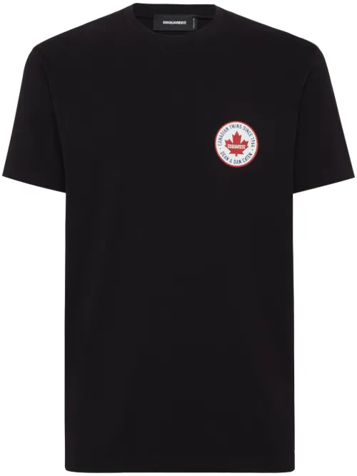 T-shirt à patch logo - DSQUARED2 - Modalova