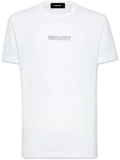 DSQUARED2 playera con logo estampado