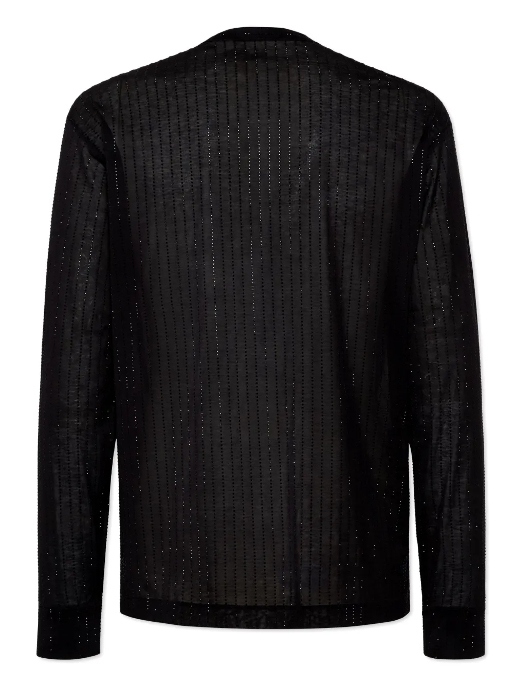 DSQUARED2 T-shirt verfraaid met stras Zwart
