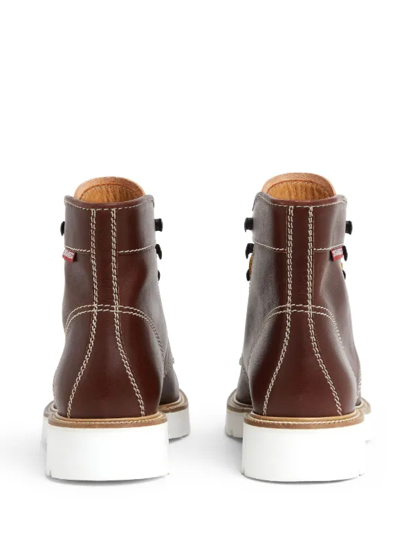 【SALE】 レザー DSQUARED2 ブーツ JP FARFETCH | ブラウン | 靴