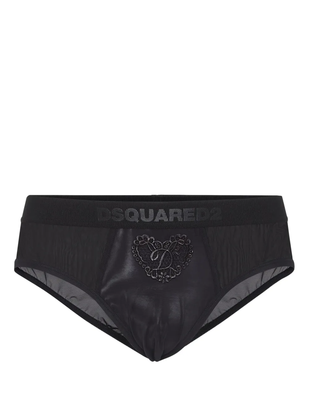 DSQUARED2 calzones con logo bordado | negro | Image 1