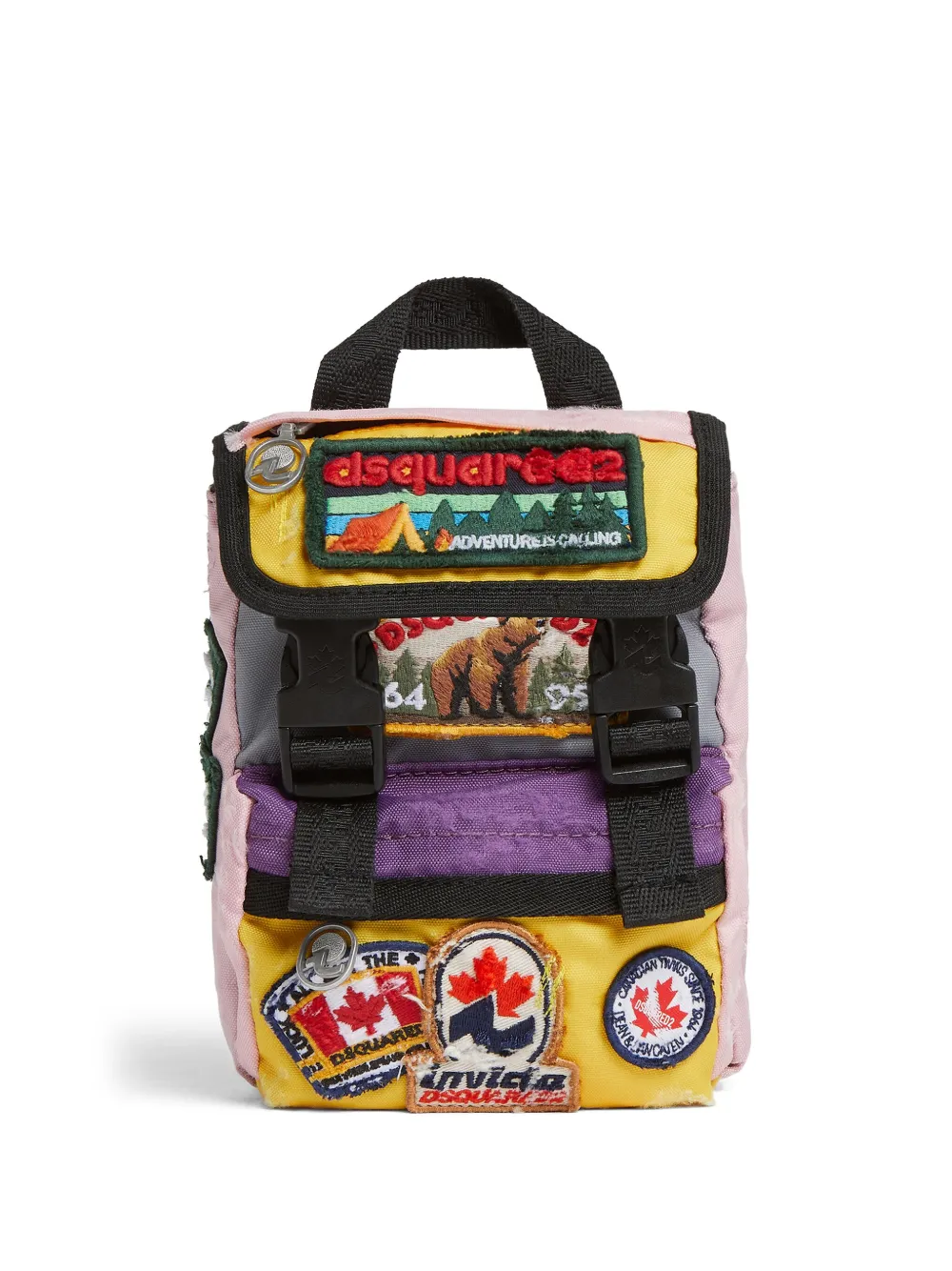 DSQUARED2 x Invicta patch-detail backpack | Yellow | Image 1