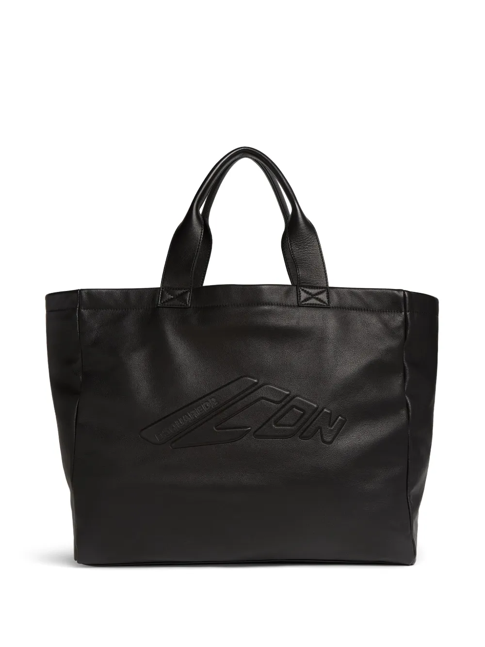 DSQUARED2 Icon-embossed tote bag | Black | Image 1