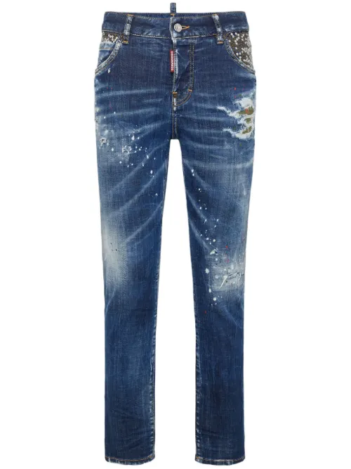 Jean à coupe droite - DSQUARED2 - Modalova