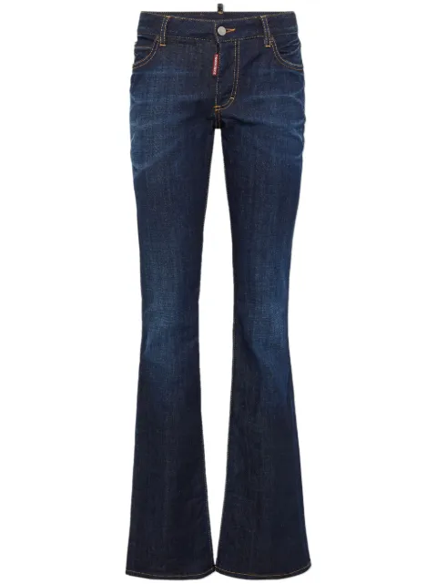 DSQUARED2 jeans acampanados con efecto lavado