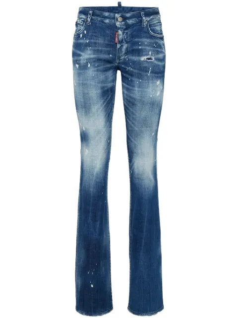 DSQUARED2 jeans acampanados con tiro medio