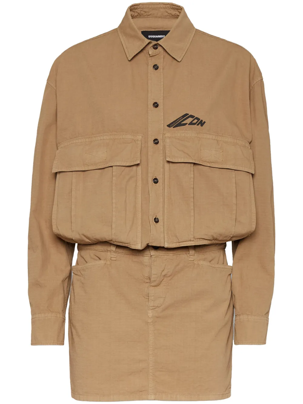 DSQUARED2 Icon ワンピース - ニュートラル DSQUARED2 Icon ワンピース - ニュートラル