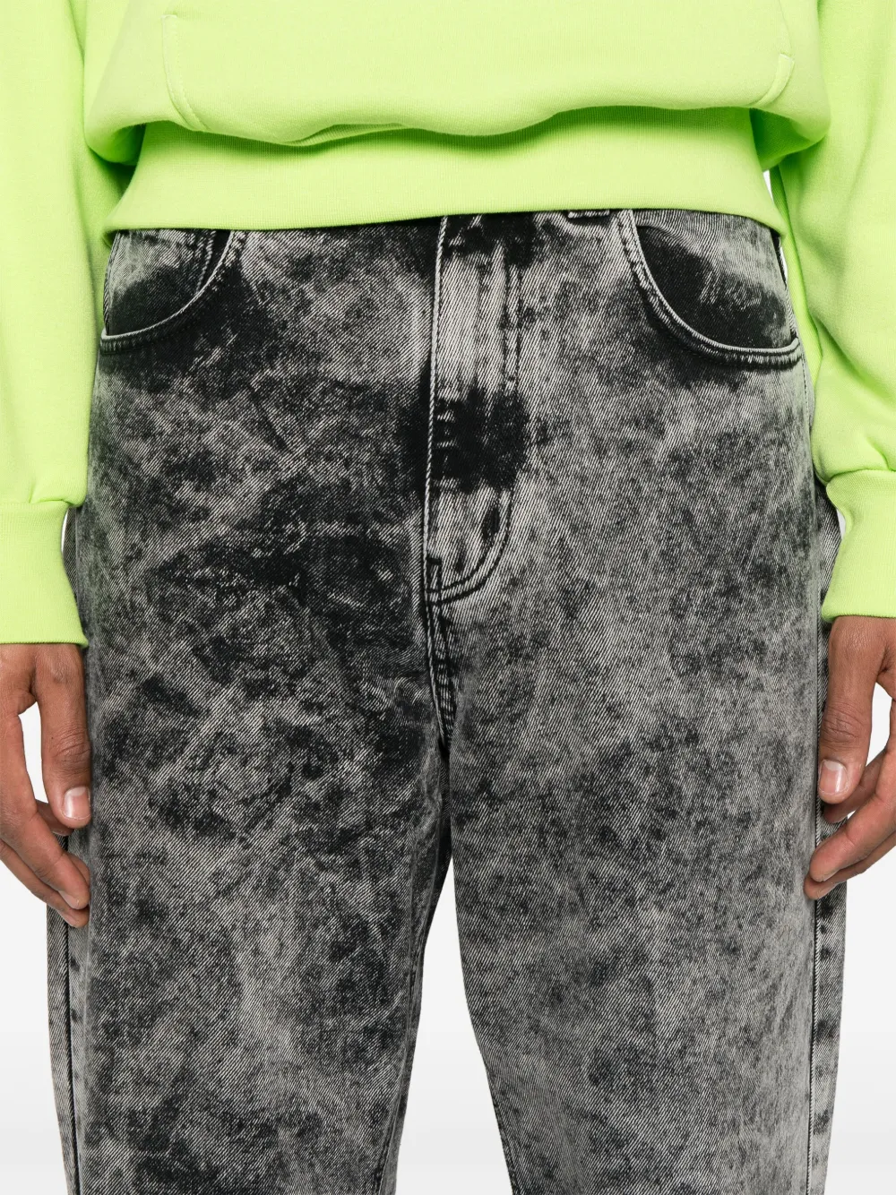 Garment workshop Jeans met wassing Zwart