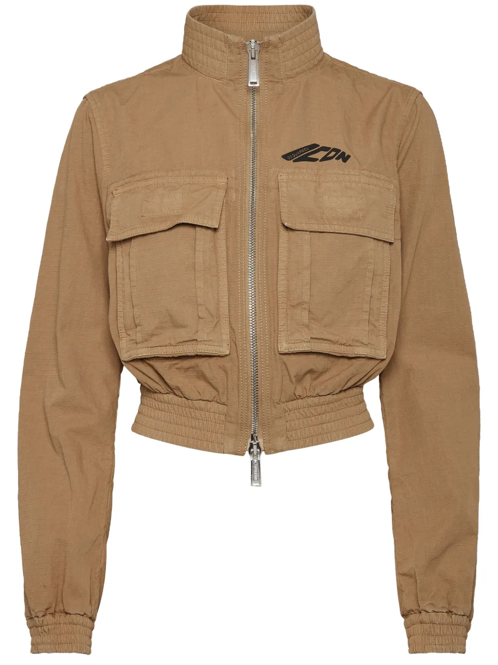 DSQUARED2 veste crop Icon | tons neutres | Image 1