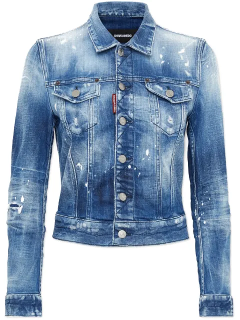 DSQUARED2 distressed-effect denim jacket