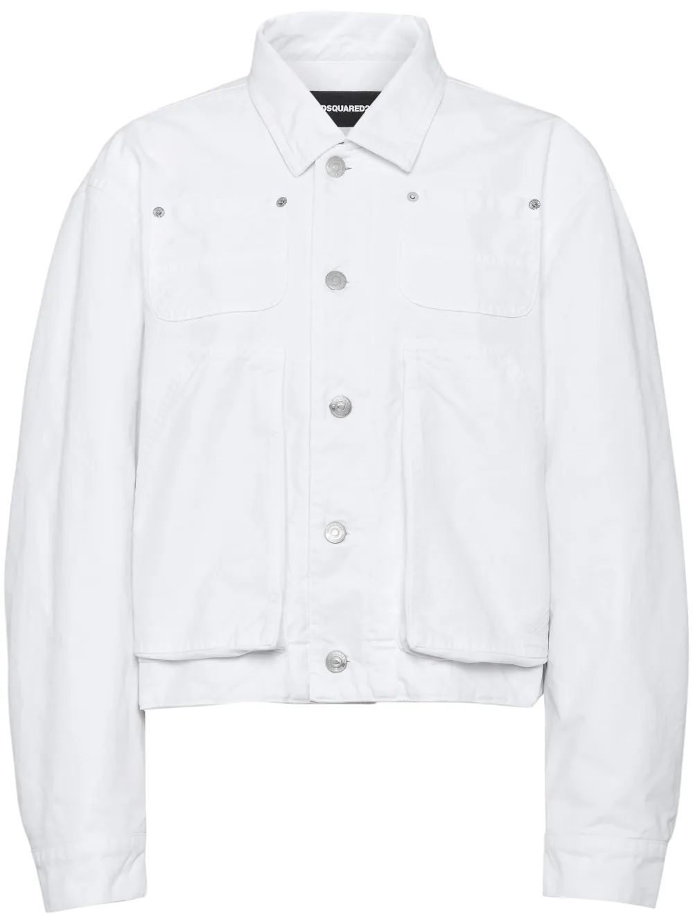 DSQUARED2 cotton jacket | White | Image 1