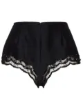 DSQUARED2 lace trim shorts - Black
