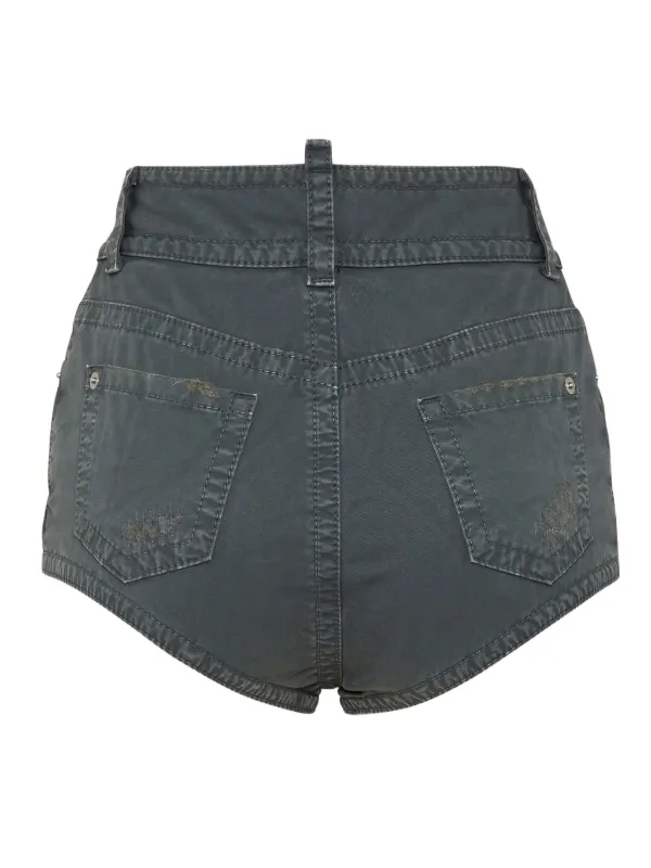 logo-print low-back swimsuit