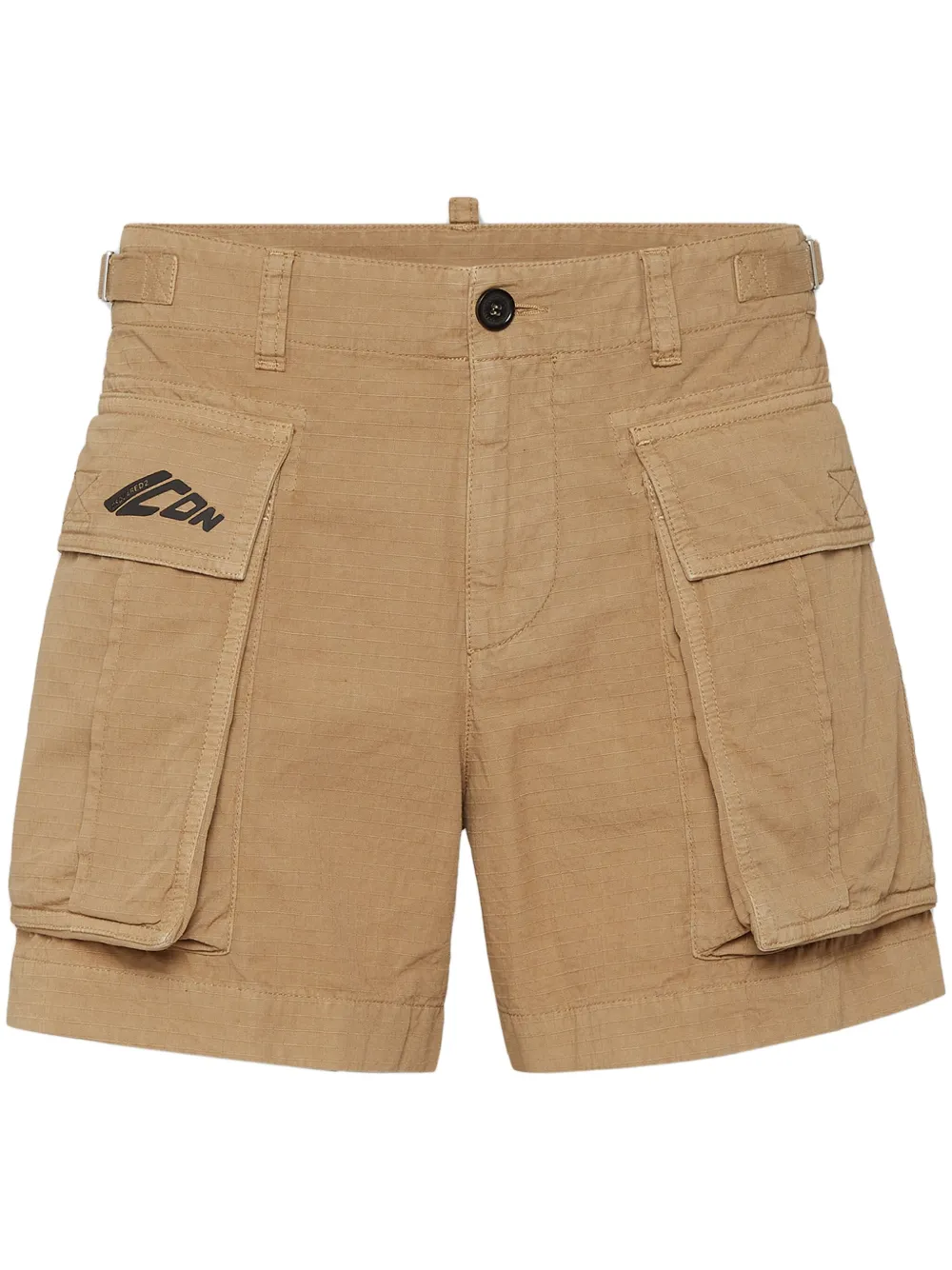 DSQUARED2 Icon-print cargo shorts | Neutrals | Image 1