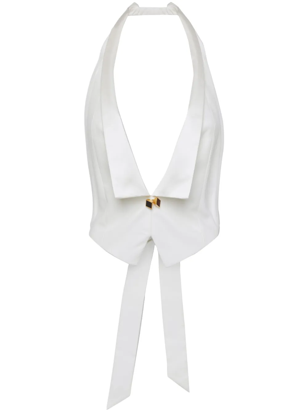 DSQUARED2 top con cuello halter | blanco | Image 1