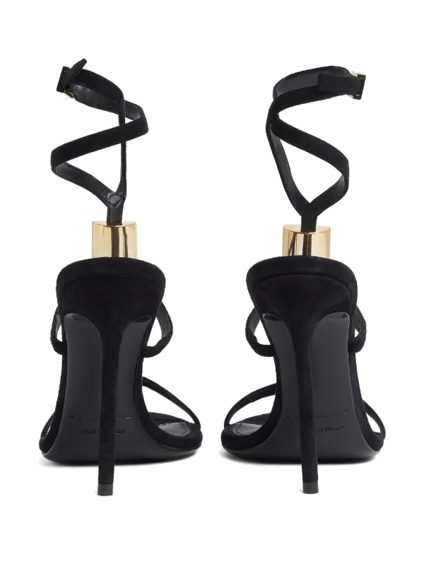 DSQUARED2 115mm Leather Sandals | Black | FARFETCH