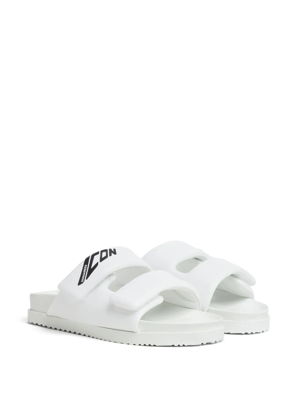 DSQUARED2 Slippers met print - Wit