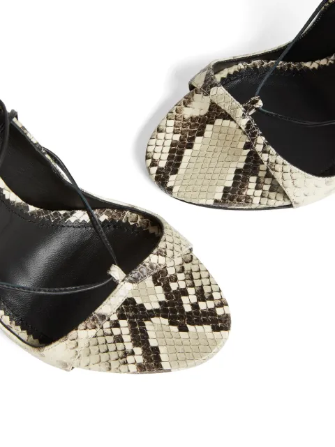 DSQUARED2 111mm snakeskin sandals HSW0258015027062141 - 3
