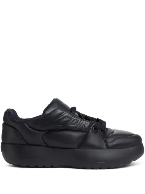 Marni BigFoot 2.0 Padded Leather Sneakers | Black | FARFETCH