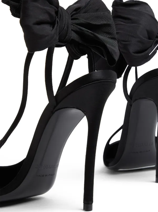 DSQUARED2 110mm bow-embellished Pumps | Black | FARFETCH