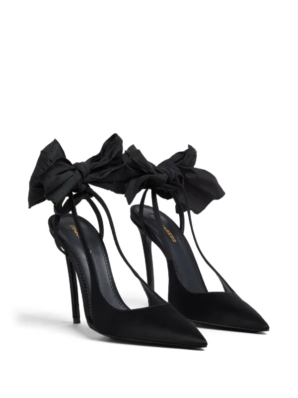 DSQUARED2 ハイヒール DSQUARED2 110mm bow-embellished Pumps | Black | FARFETCH