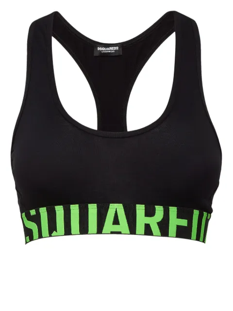 DSQUARED2 حمالة صدر رياضية بشعار الماركة