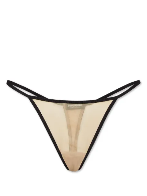 DSQUARED2 Tanga semi trasparente